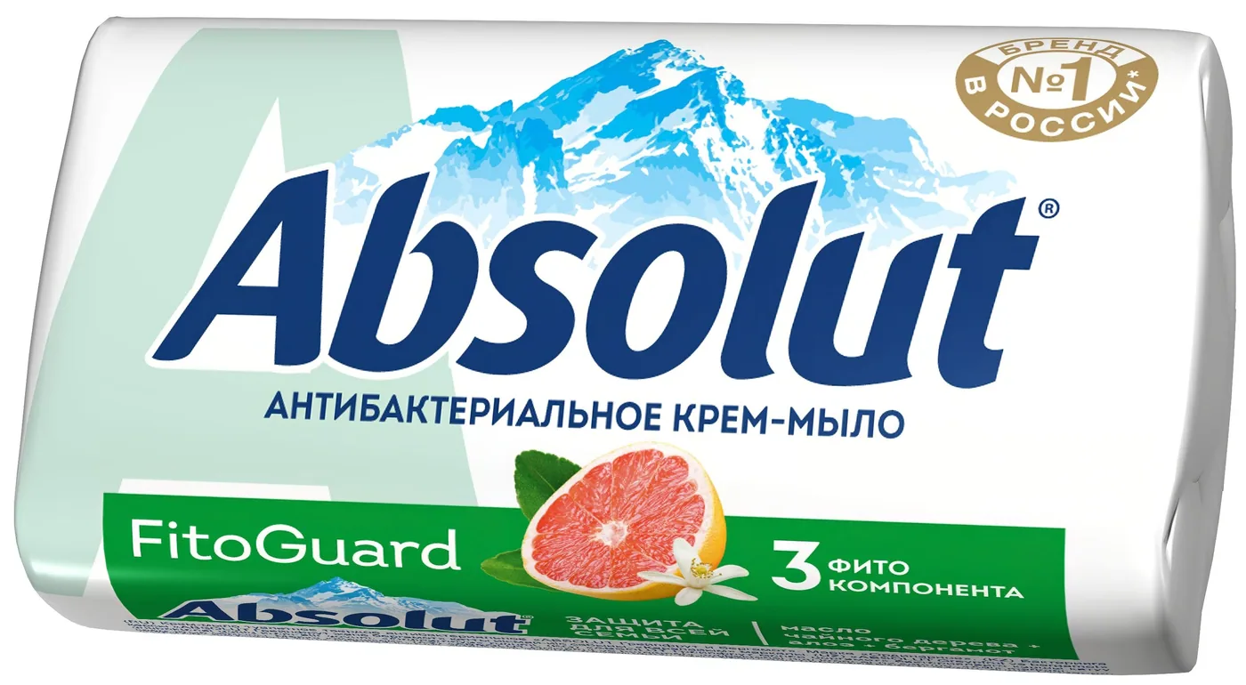 Абсолют Мыло Абсолют Грейпфрукт и Бергамот 90г