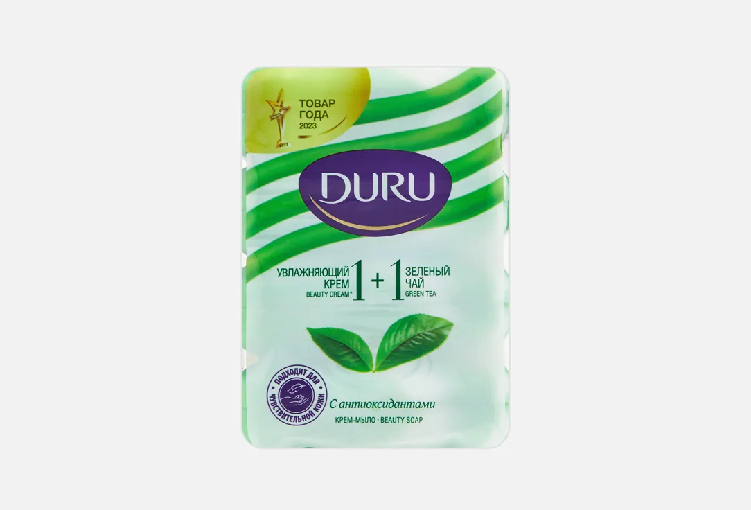 Duru Мыло 1+1 Зелёный чай 4 шт