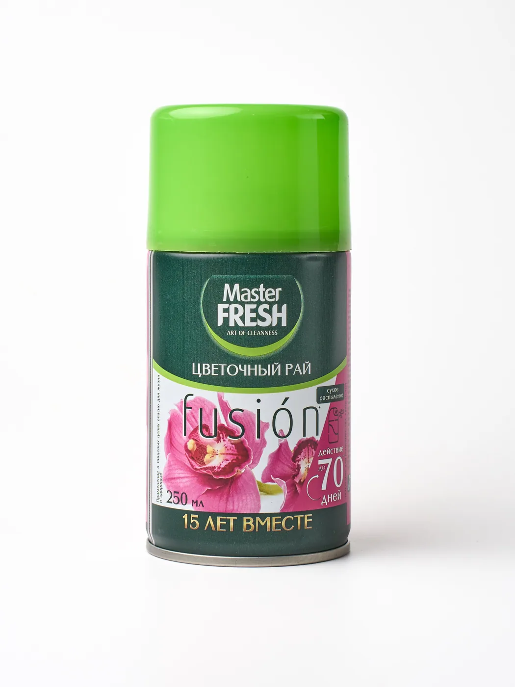 Master Fresh Мастер фреш Освежитель воздуха/Сменный баллон/Цветочный рай.250мл.