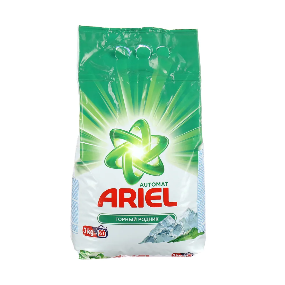 Ariel Стиральный порошок 3 кг/ Горный родник