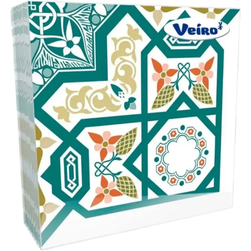 Veiro Салфетки столовые,сервировочн.Veiro 3сл.ВОСТОЧНАЯ.