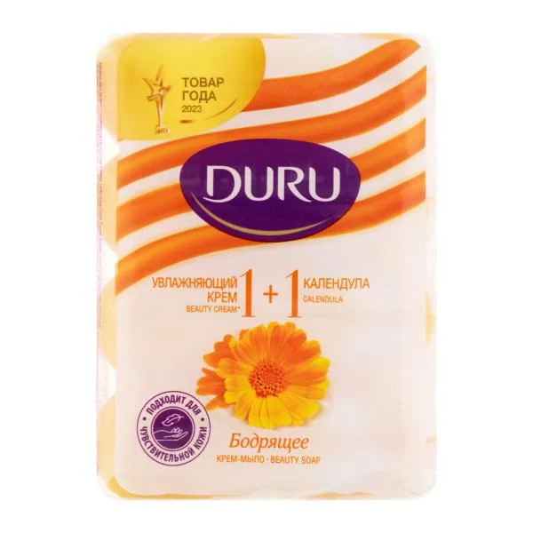 Duru в упаковке 4шт 1+1 календула 4*80г.