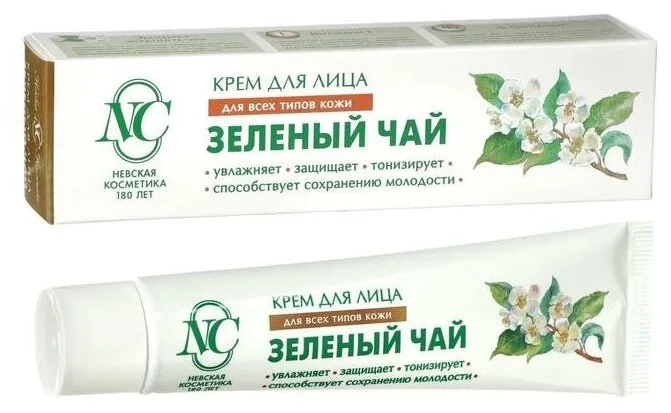 Невская Косметика НК крем защитный для всех типов кожи Зеленый чай 40мл
