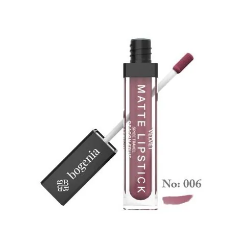 Bogenia Помада д/губ матовая Velvet Matte Lipstick тон 006