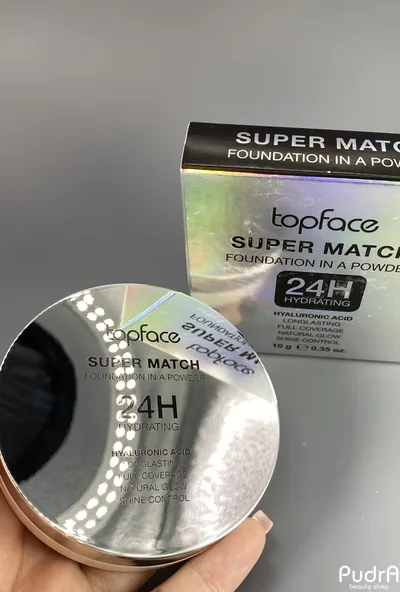 Top Face Пудра Super Match 24ч/тон 004