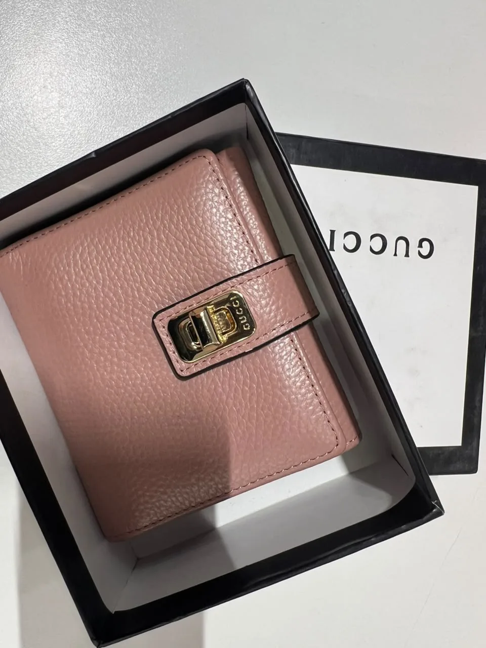 Gucci Кошелек женс пудра/GUCCI