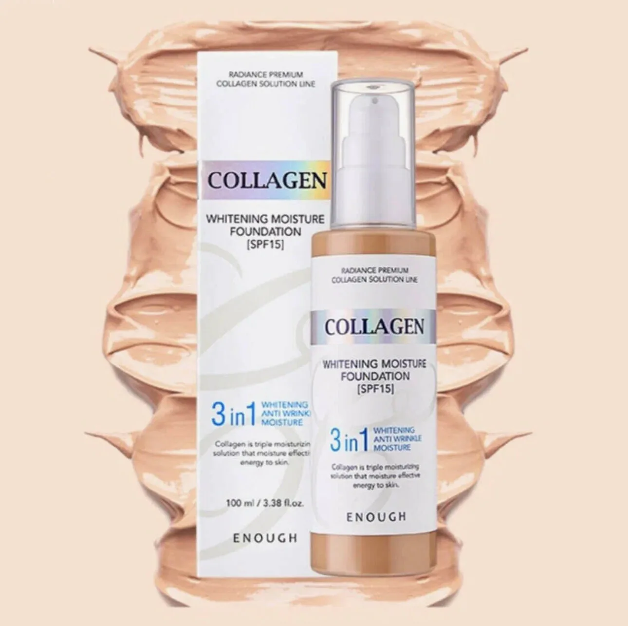 Тональный крем Collagen 3in1 SPF15+ 21