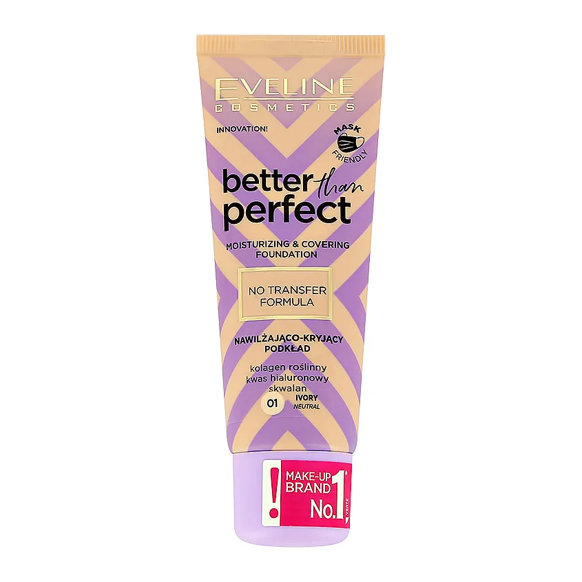 Eveline WONDER MATCH Lumi Адаптирующаяся тональная основа - 05 Light Porcelain 30мл