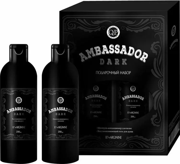 П/Н Ambassador Dark шампунь+гель д/душа