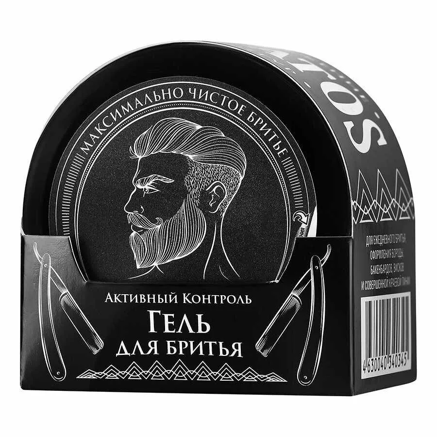 Бородатос гель для бритья
