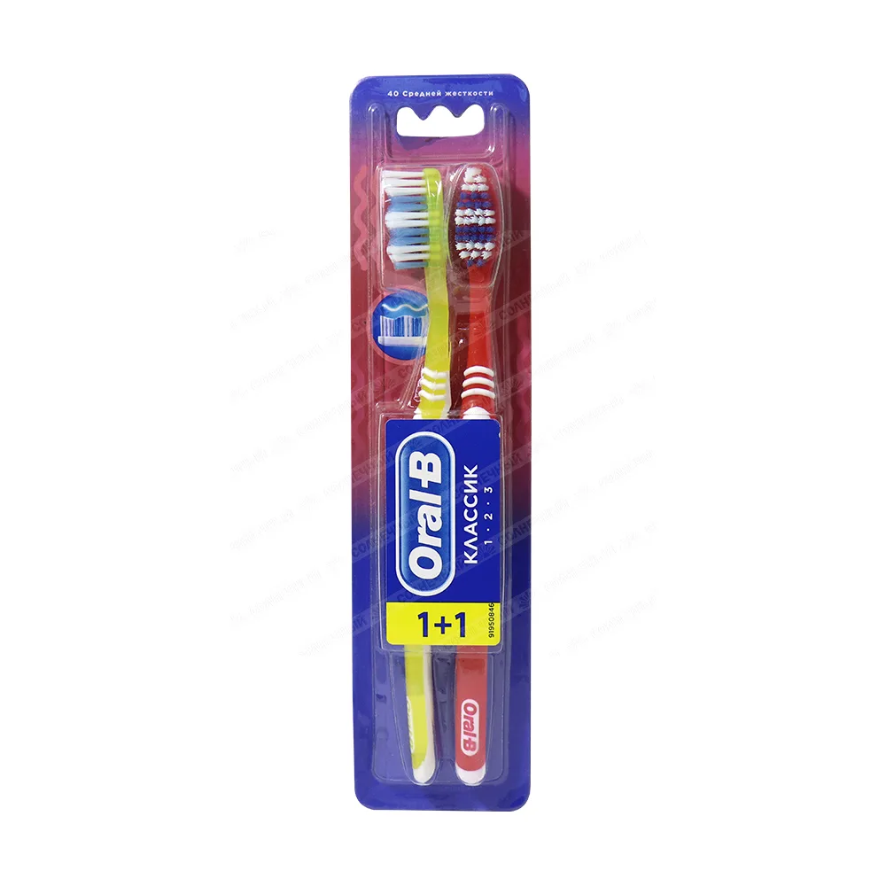 Oral-B Классик 1+1 зубная щетка