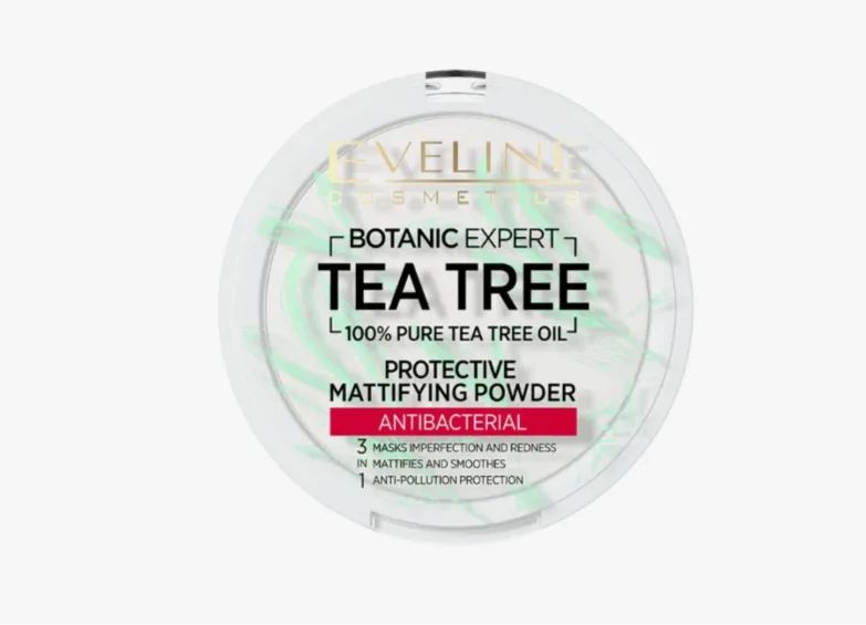Eveline Evelin Tea Tree Botanic expert матирующая пудра антибактериальная тон 003