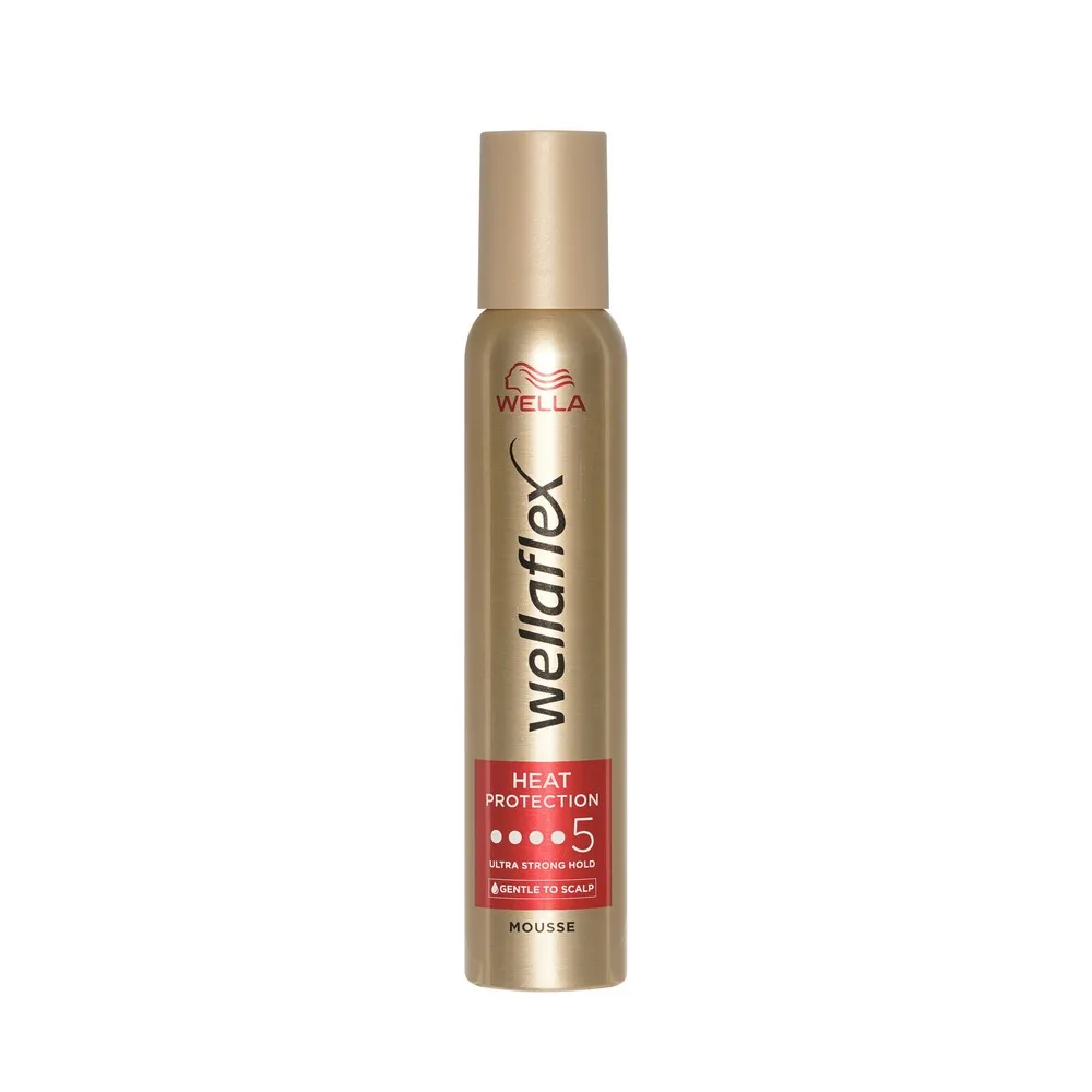 Wellaflex Мусс для волос Heat protection 200мл.