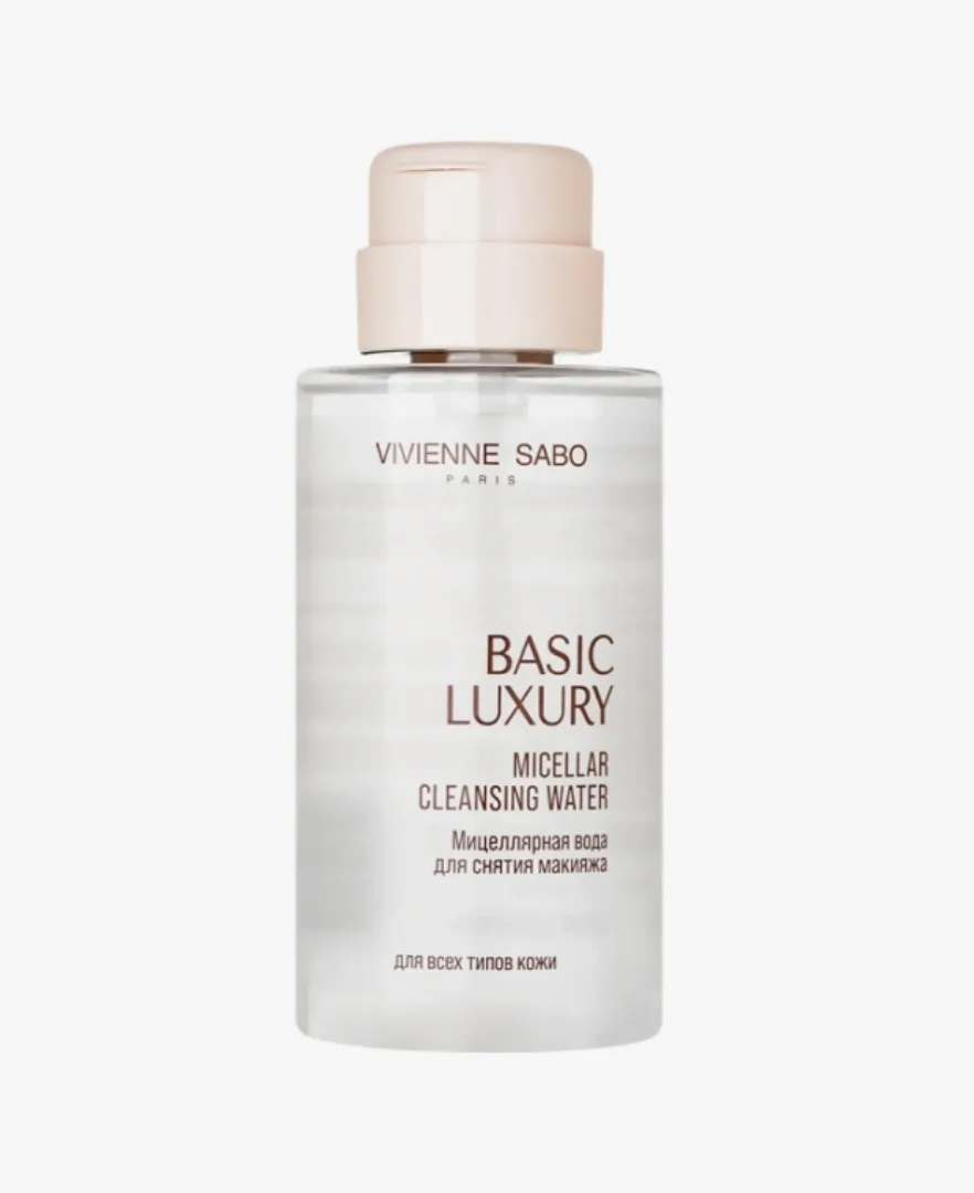 Vivienne Sabo Basic luxury мицеллярная вода для снятия макияжа 440мл.
