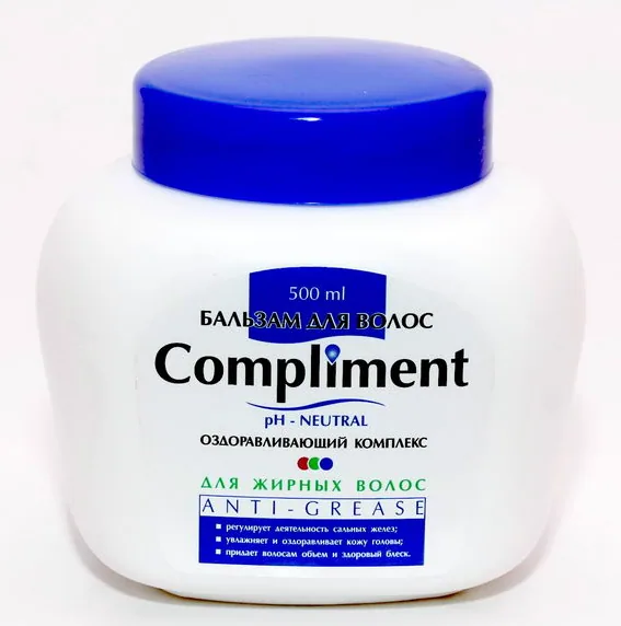 Compliment Комплимент бальзам для жирных волос 500 мл.