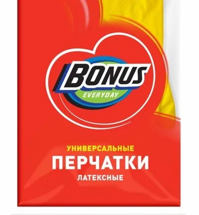 Бонус перчатки универсальные L