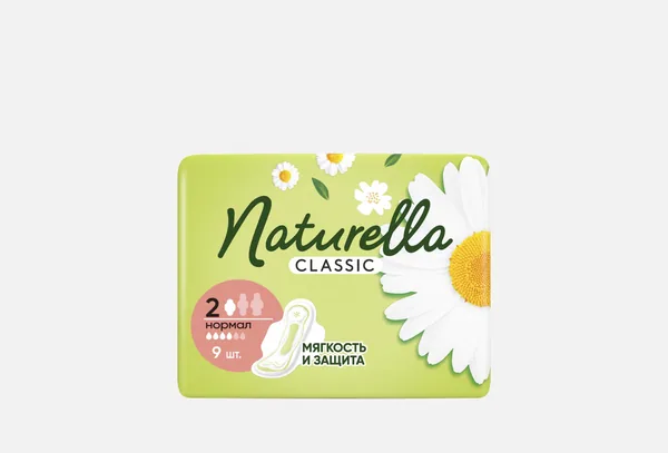 Naturella P&G Натурелла классик 2 нормал с крылышками 9шт