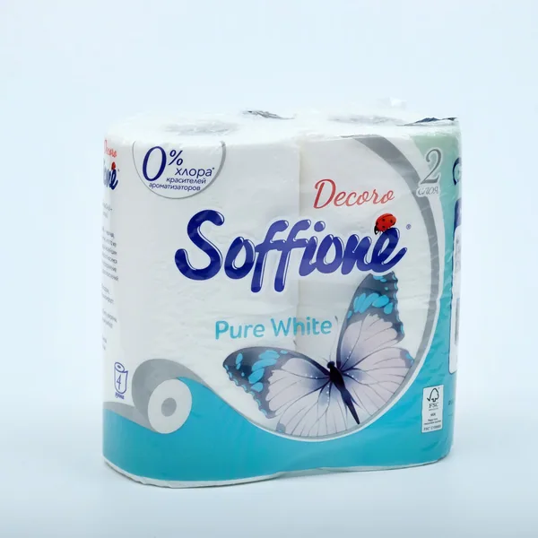 Soffione Софионе туалетн бумага пюр уайт 2сл 4шт
