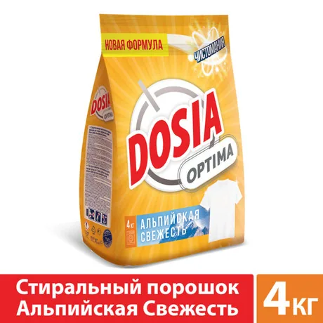 Дося Порошок автомат Альпийская свежесть 4кг