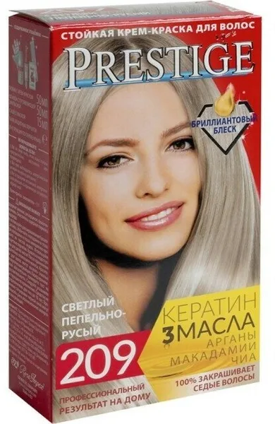 Престиж №209 светлый пепельно-русый