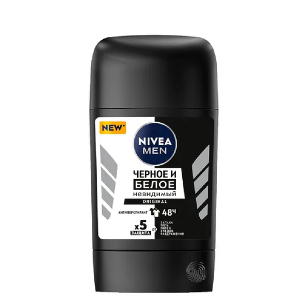 Nivea Нивея мен.стик /черное и белое