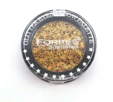 Farres Тени для век с крупными блёстками медный 1231/ №05