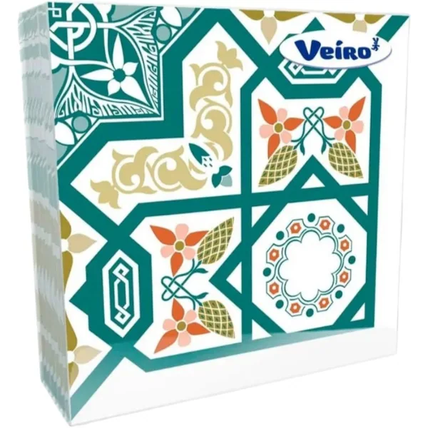 Veiro Салфетки столовые,сервировочн.Veiro 3сл.ВОСТОЧНАЯ.