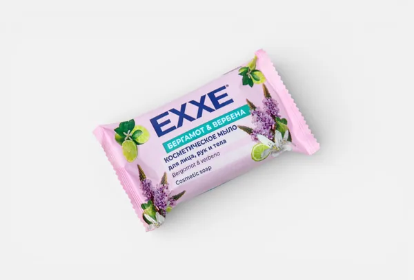 EXXE ЕХХЕ мыло косметическое.бергамот и вербена.75гр.