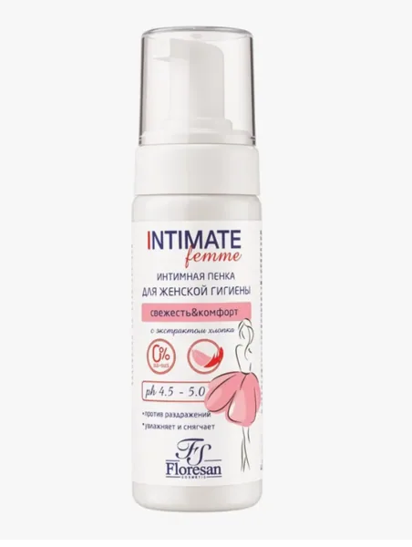 Floresan Intimate femme пенка интимная с экстрактом хлопка 170мл