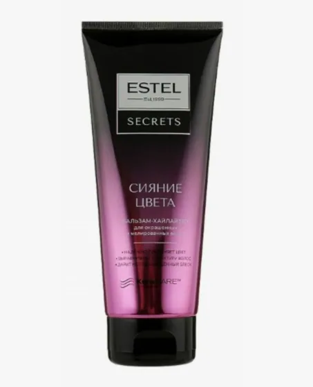 Estel Secrets Сияние цвета бальзам-хайлайтер для окрашенных волос 200мл