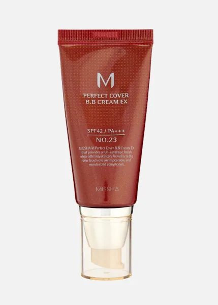 Missha BB Крем с SPF42+гиалурон+церамид/красный №23