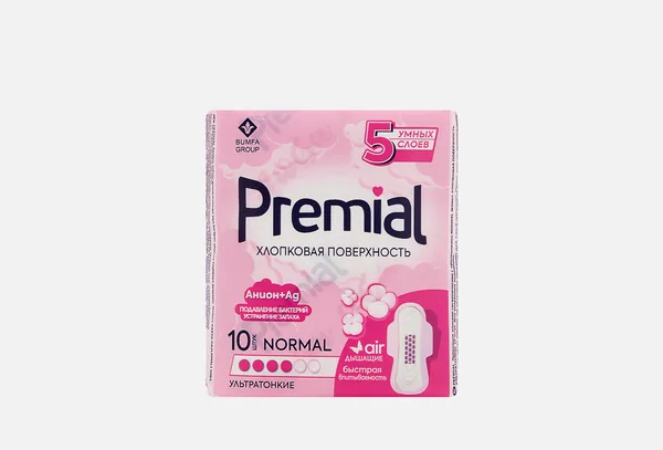 Premial Прокладки гигиенич. с крылышками Normal Wings Хлопковая повехность 10 шт