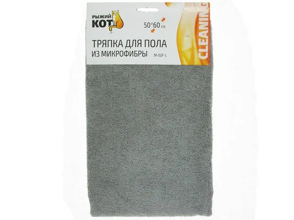 Рыжий кот Тряпка для пола из микрофибры Рыжий кот 50*60см