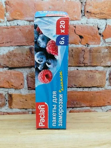 Paclan Пакеты для замораживания с клипсами Paclan 6л 20шт