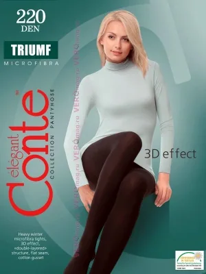Conte Колготки Conte Triumf 220ден №3 черные