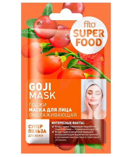 Super Food Фито маска для лица Омолаживающая Годжи