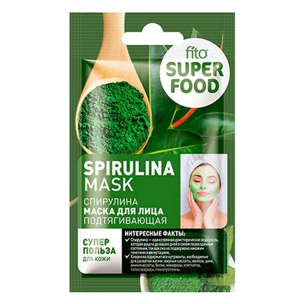 Super Food Фито маска для лица Подтягивающая Спирулина