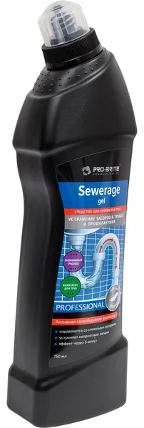 Pro-Brite Sewerage gel 750мл. средство для прочистки труб