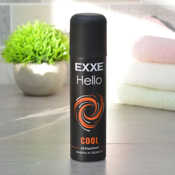 EXXE Hello муж.дезодорант Защита и свежесть 150мл