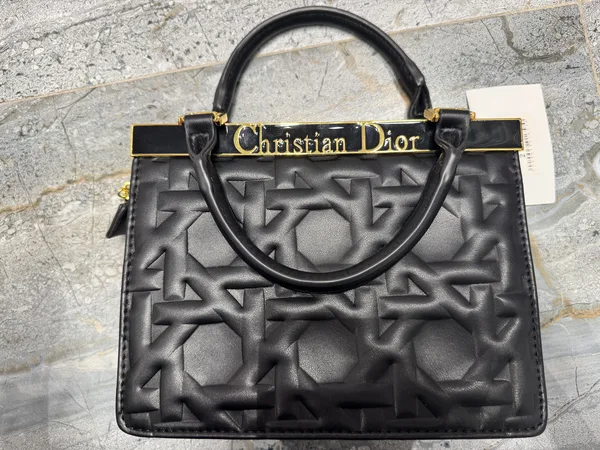 Dior Сумочка Dior с логотипом и золотой фурнитурой