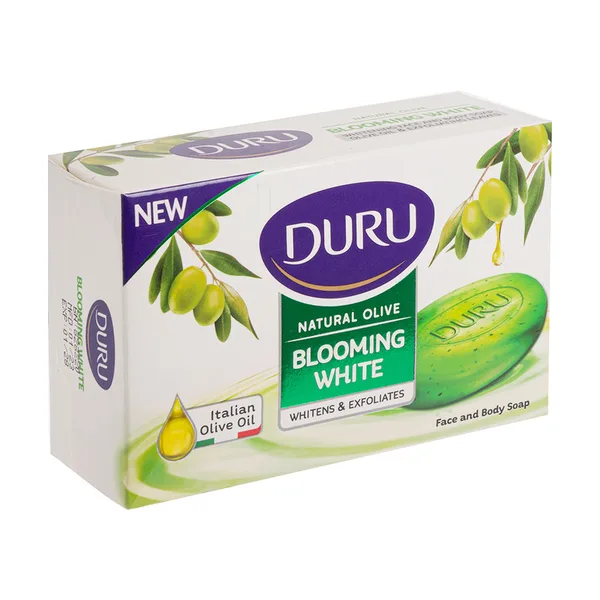 Duru Whitening Blooming White мыло с маслом оливы 140гр.