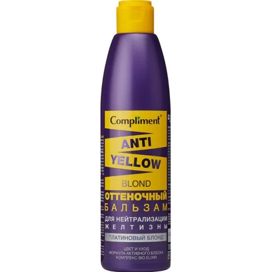 Compliment Anti Yellow Blond оттеночный бальзам 300мл