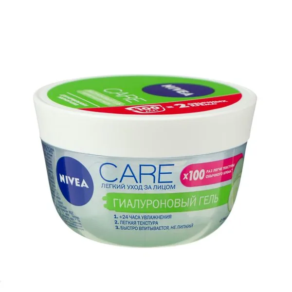 Nivea Care гиалуроновый гель для лица для норм и смешанной кожи 100мл