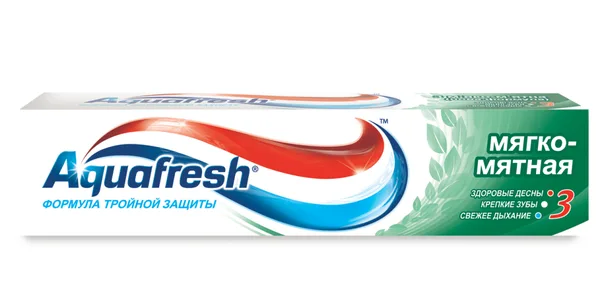 Aquafresh Аквафреш мягко-мятная зубная паста 50гр