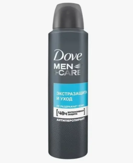 Dove Антиперспирант-спрей мужской Экстразащита и уход 150мл