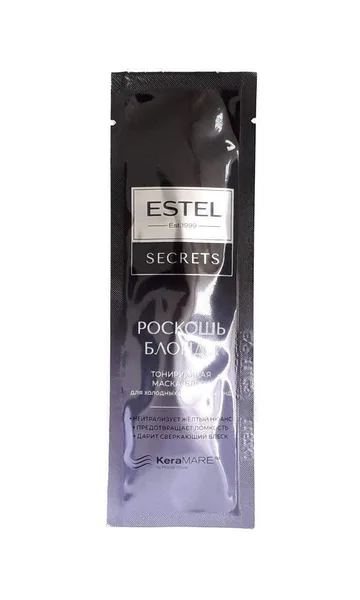 Estel Secrets маска тонирующая саше Роскошь блонда 10мл.