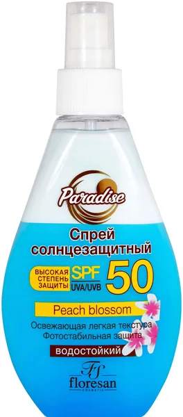 Спрей солнцезащитный SPF 50 водостойкий цветок персика 160мл