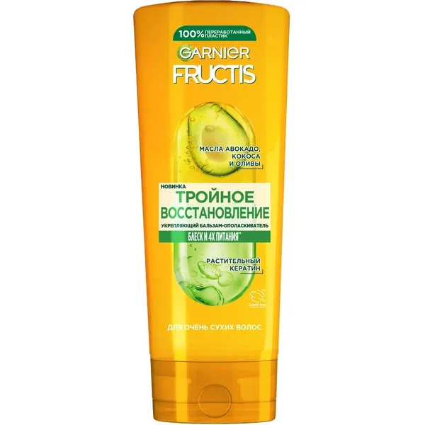 Fructis Бальзам-ополаскив. для очень сухих волос Тройное восстановление 400мл