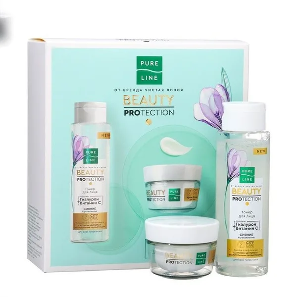 П/Н Beauty protection крем-флюид для лица+тонер для лица