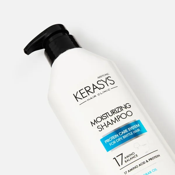 Kerasys 17 амино кислот и протеин шампунь увлажняющий 400мл.